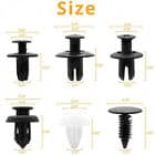 Bumper Rivet Clip Body Retainer Parts Trim Molding Push Pin Kit Assortment (Fiat Palio)
