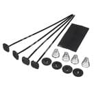 Radiator Mounting Fan Tie Zip Strap Tabs Tool Parts Kit Accessories (Fiat Palio)