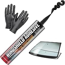 Polyurethane Windshield Adhesive with Repair Kit, Black